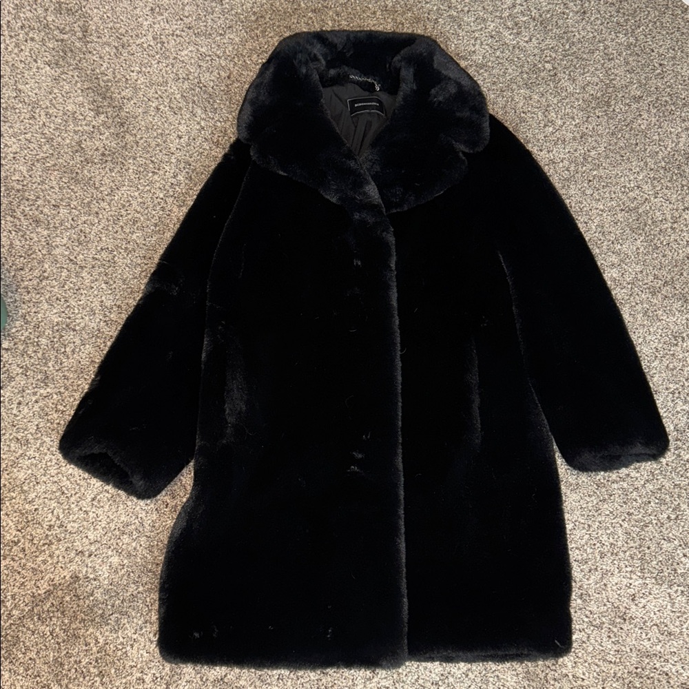 BCBGMaxAzria Faux Fur Jacket